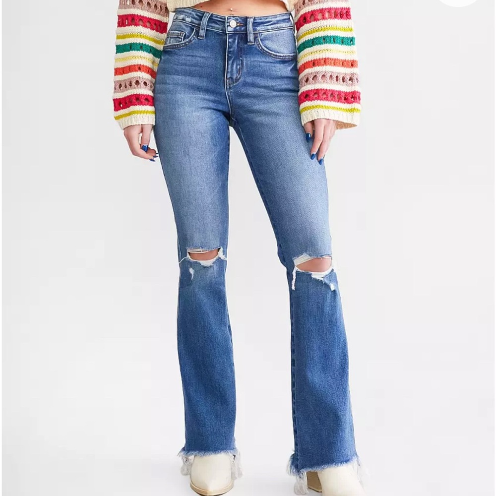 Flying Monkey Blue Boot Cut Jeans